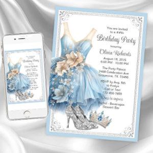 Cinderella Diamond Shoes Birthday Party