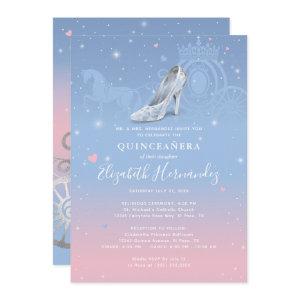 Cinderella Light Blue and Pink Quinceanera