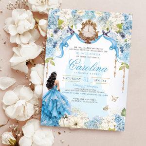 Cinderella Light Blue Royal Princess Quinceañera