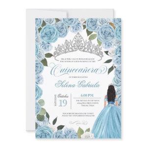 Cinderella Princess Ball Blue Roses V2 Quinceanera