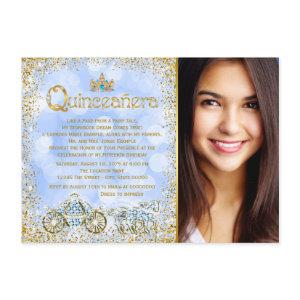 Cinderella Princess Carriage Photo Quinceanera