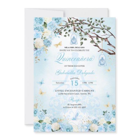 Cinderella Princess Enchanted Garden Quinceanera