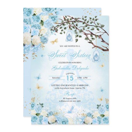 Cinderella Princess Enchanted Garden Sweet 16