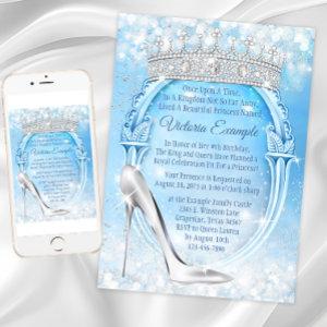 Cinderella Princess Glass Slipper Quinceanera