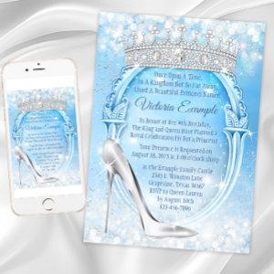 Cinderella Princess Glass Slipper Quinceanera