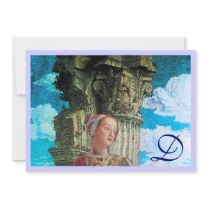CLASSIC BEAUTY MONOGRAM bright antique blue