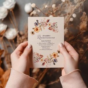 Colorful Wildflower Quinceanera