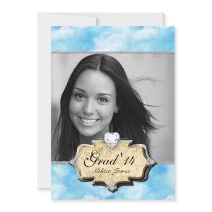 Cool Clouds Birthday Party Sweet 16 Invite