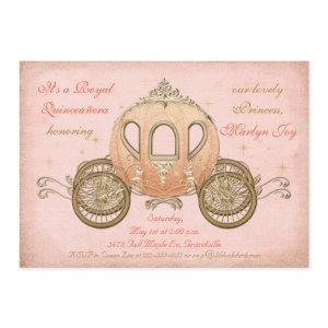 Coral Fairytale Princess Quinceanera