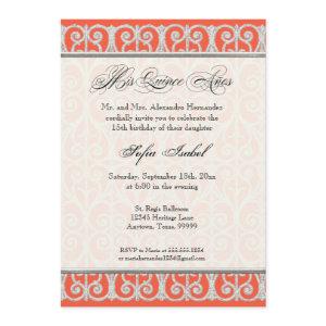 Coral & Silver, Diamonds & Lace, Mis Quince Anos