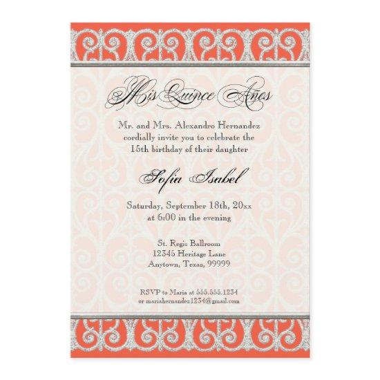 Coral & Silver, Diamonds & Lace, Mis Quince Anos