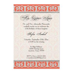 Coral & Silver, Diamonds & Lace, Mis Quince Anos