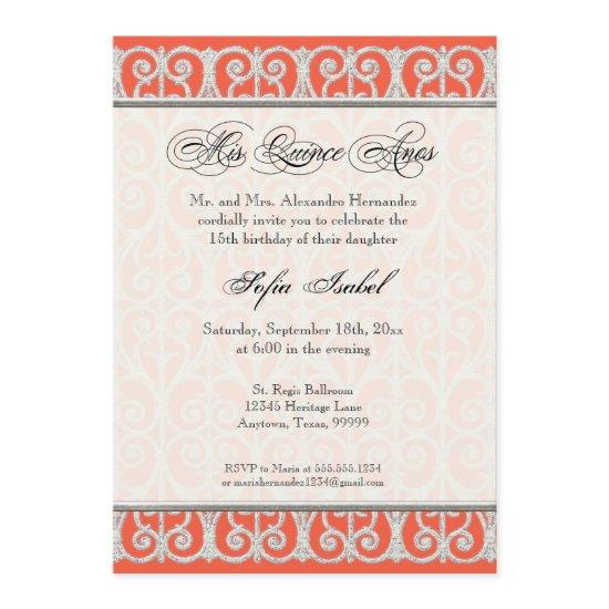 Coral & Silver, Diamonds & Lace, Mis Quince Anos