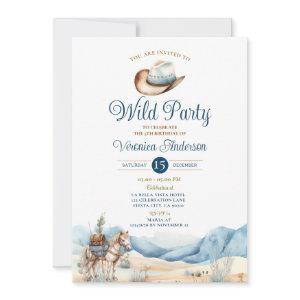 Cowboy Rodeo Wild Party Western Ranch 5th Birthday