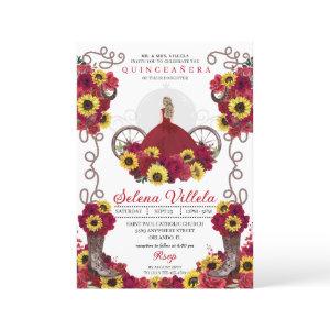 Cowgirl Sunflowers Roses Western Quinceanera