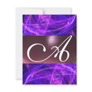 CRAZY PHOTON MONOGRAM purple black