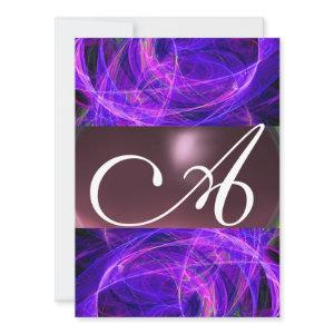 CRAZY PHOTON MONOGRAM purple black