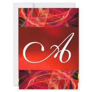 CRAZY PHOTON MONOGRAM red black pink
