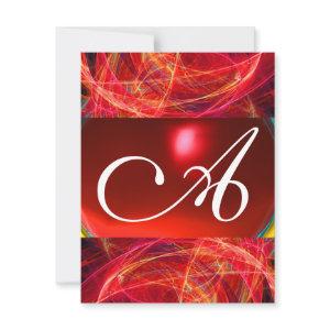 CRAZY PHOTON MONOGRAM red black pink