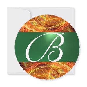 CRAZY PHOTON MONOGRAM yellow emerald green