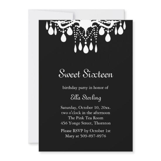 Crystal Grand Ballroom Birthday  (black)