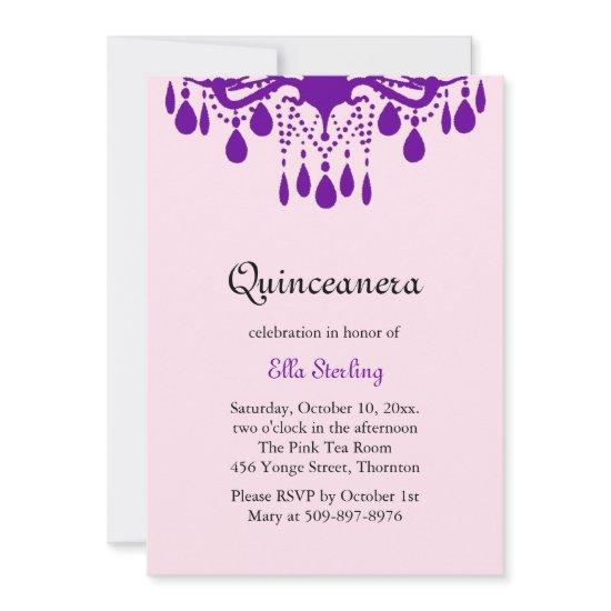 Crystal Grand Ballroom Birthday  purple