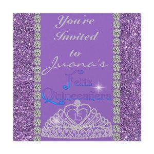 CRYSTALS Quinceanera  PURPLE