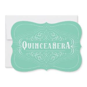 Custom Color Quinceañera South Western Mint Green