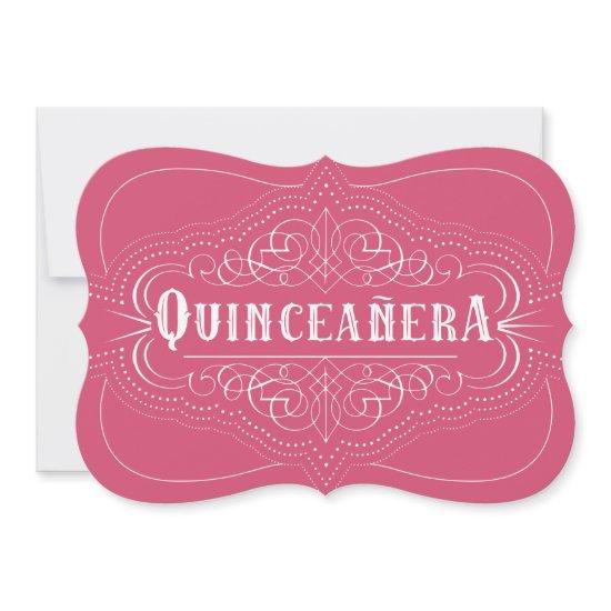Custom Color Quinceañera South Western Pink