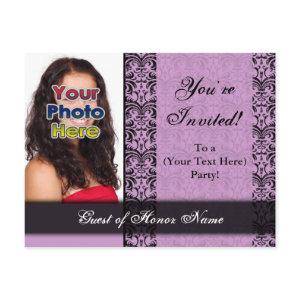 Custom Purple Pretty Party