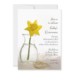 Daffodil and Pearls Quinceanera Party