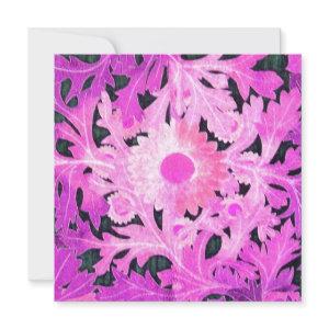 DAISY, pink  black white Announcement