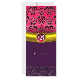 DAMASK GEM STONE MONOGRAM