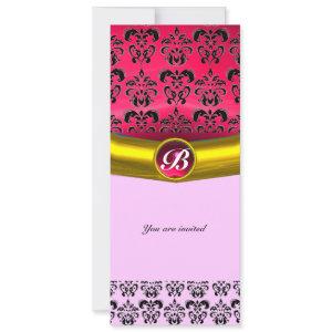 DAMASK GEM STONE MONOGRAM