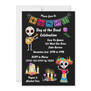Day of The Dead Sugar Skull Skeletons