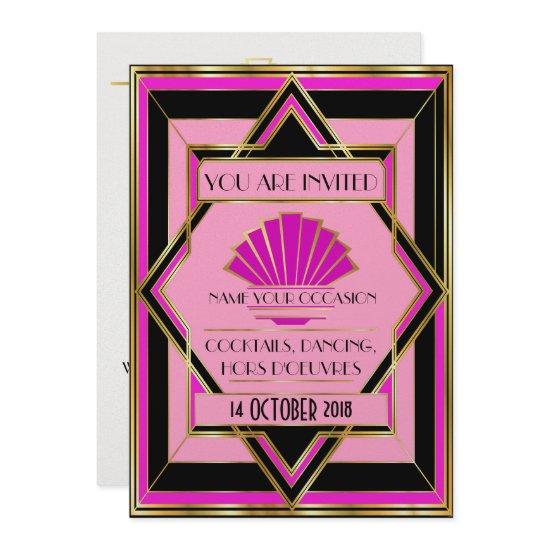 Deco PINK Contemporary Gala Event