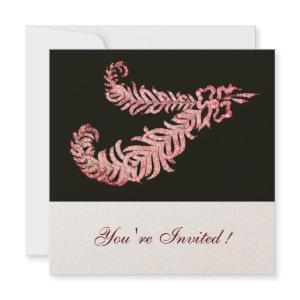 DIAMOND FEATHERS ,Pink Gold Metallic