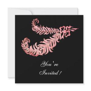 DIAMOND FEATHERS ,pink