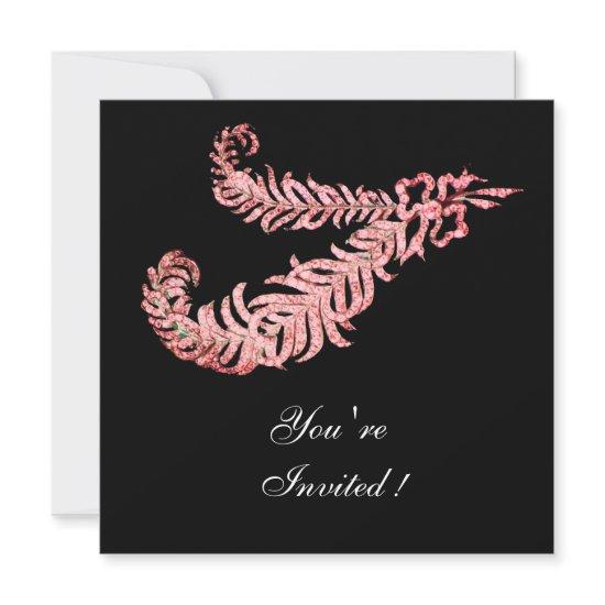 DIAMOND FEATHERS ,pink