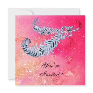 DIAMOND FEATHERS ,pink sparkles