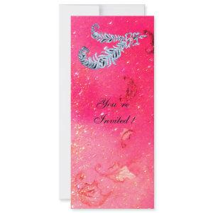 DIAMOND FEATHERS ,pink sparkles