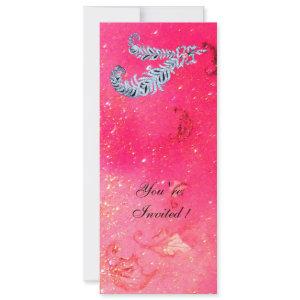 DIAMOND FEATHERS ,pink sparkles