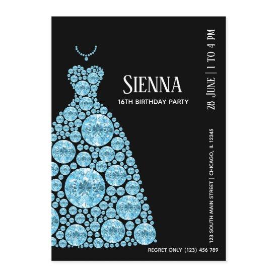 Diamond Glam Gown Dresses