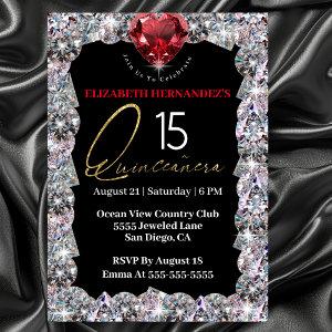 Diamond Glam Quinceanera 15th Birthday