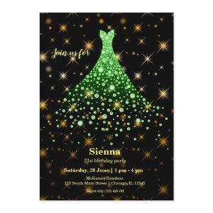 Diamond sparkling gown
