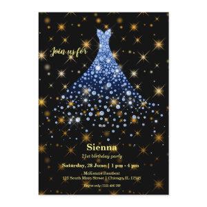 Diamond sparkling gown