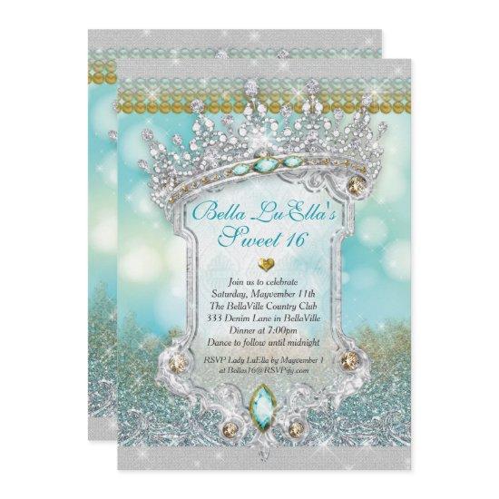 Diamonds and Bling Sweet 16 Quince