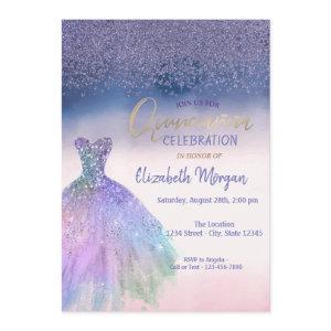 Diamonds,Chic Dress Ombre  Quinceañera Party