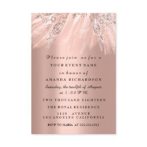 Dress Bridal Shower Sweet 16th 15th Rose Blush