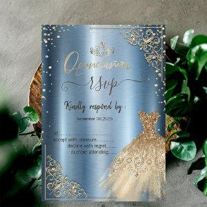 Dress Tiara,Diamonds Blue Metallic RSVP